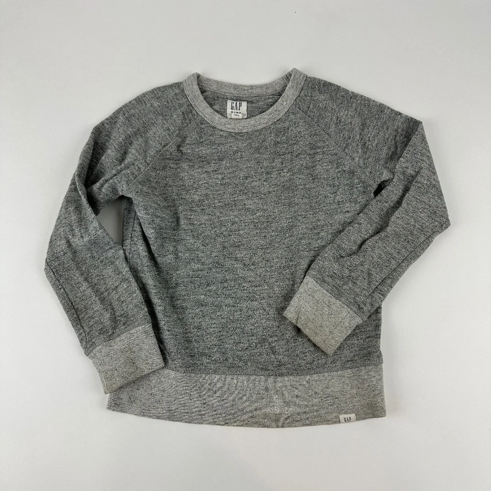 Gap Kids Tshirt Boys Small Gray Long Sleeve